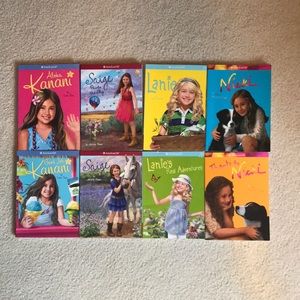 8 American Girl 2 Kana, 2 Lanie,  2 Saige, 2 Nicki